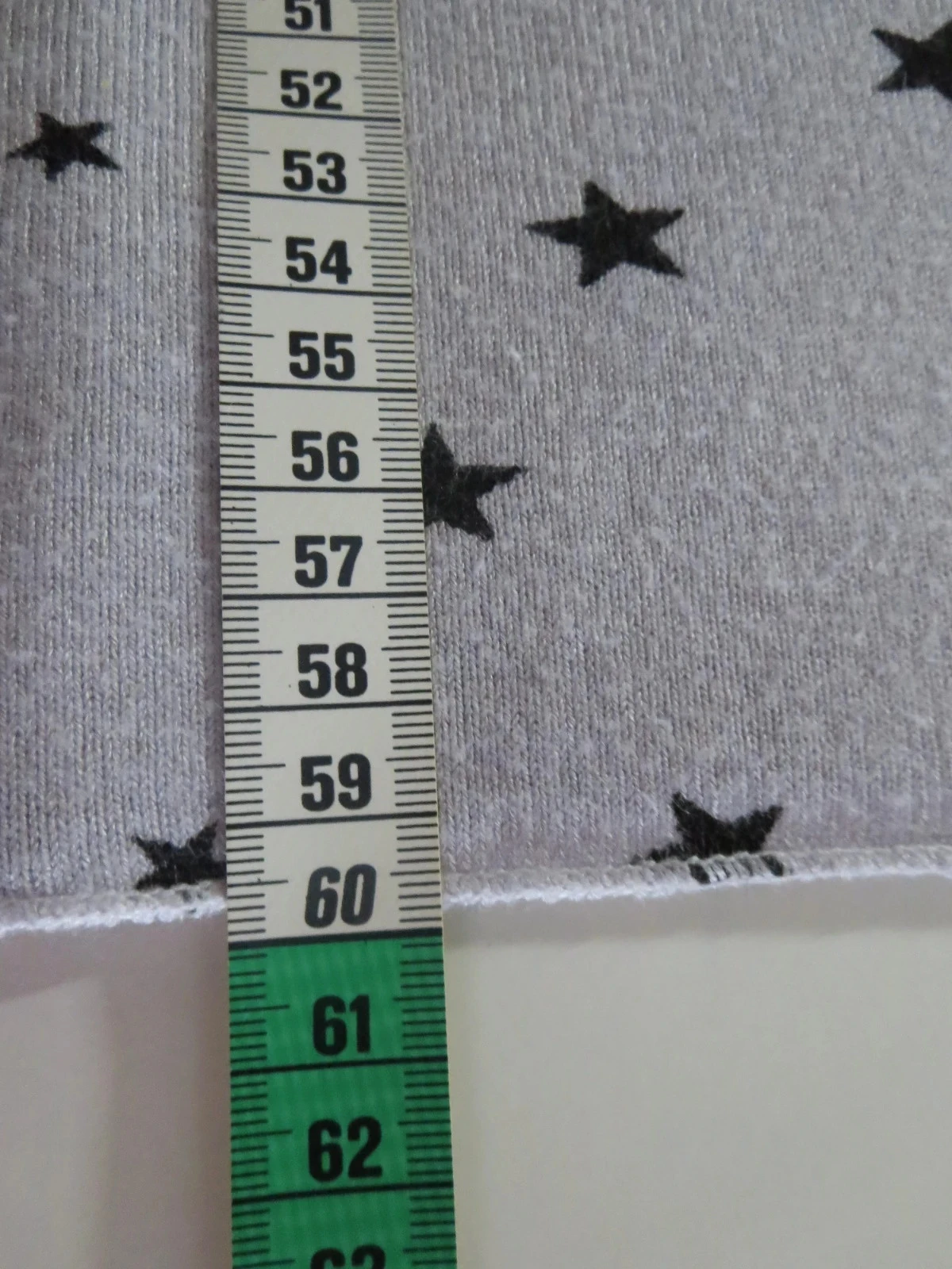 Pull Gris Perle à Étoiles Noires – Angora & Laine – Taille S 36/38 – Made in Italy – photo 4